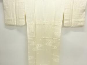 流水模様織出し単衣長襦袢